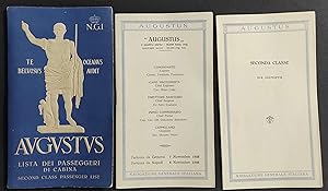 Augustus - Lista Passeggeri Cabina - Navigazione Generale Italiana - 1928