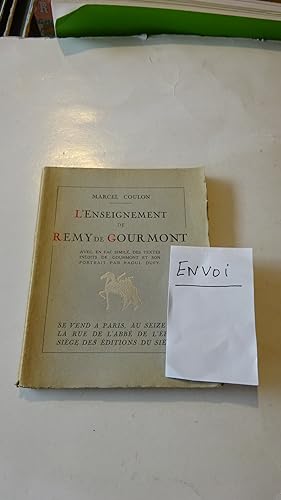 L'ENSEIGNEMENT DE REMY DE GOURMONT