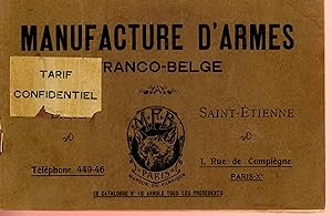 Manufacture d'armes franco-belge, catalogue n° 18