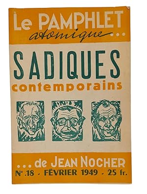 Sadiques contemporains. N°18. Février 1949.