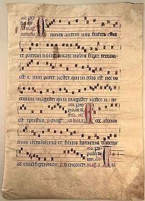 Music manuscript, Musikhandschrift, Notenhandschrift. Antiphonary, Missale, Manuale, Graduale on ...
