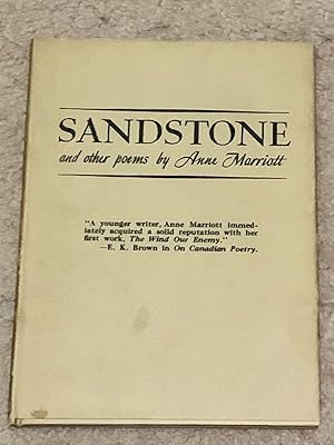 Sandstone and other poems (Association Copy)