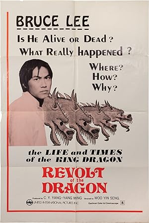 Revolt of the Dragon (Original poster from the 1974 film)