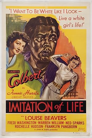 Imitation of Life (Original poster for the 1949 reissue of the 1934 film)