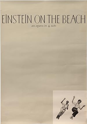 Einstein on the Beach (Original poster for the debut of the 1976 opera)