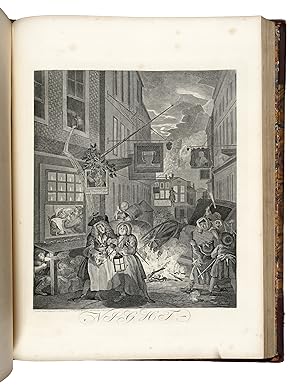The Works of William Hogarth from the original restored.with the Addition of many subjects not be...