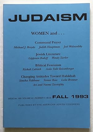 Judaism. A Quarterly Journal of Jewish Life & Thought. Fall 1993.