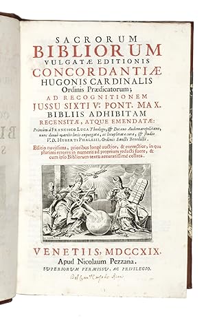 Sacrorum Bibliorum vulgatae editionis concordantiae.Recensitae, atque emendatae: primum à Francis...