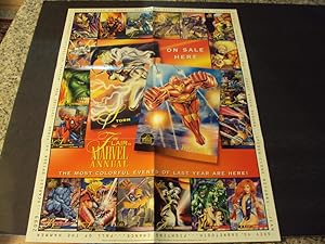 1995 Flair Marvel Annual Collector Cards Poster 19 x 15