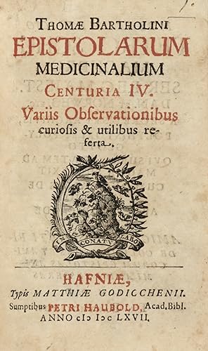 Epistolarum medicinalium centuria IV. Variis observationibus curiosis & utilibus referta.