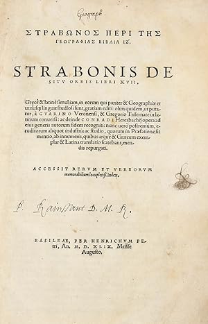 De situ orbis libri XVII. (grec.-lat.).