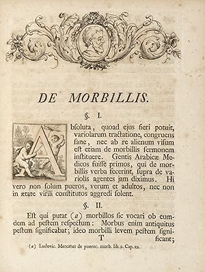 De Variolis et Morbillis Tractatus phisico-mechanicus .serenissimo regio electorali Principi Frid...