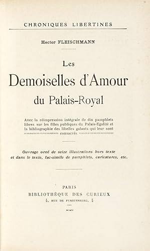 Les Demoiselles d'Amour du Palais-Royal.