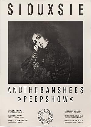 Original Siouxsie and the Banshees UK "Peepshow" tour poster