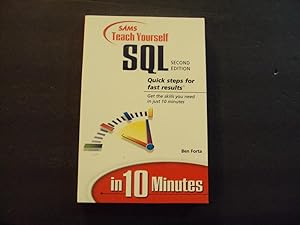 Sams Teach Yourself SQL In 10 Minutes sc Ben Forta 2nd ed 1st Print 2001