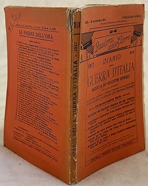 DIARIO DELLA GUERRA D'ITALIA RACCOLTA DEI BULLETTINI UFFICIALI 1917 XIX,