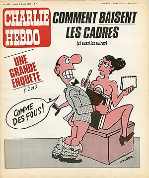 "CHARLIE HEBDO N°430 du 8/2/1979" WOLINSKI : COMMENT BAISENT LES CADRES