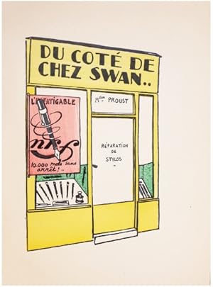 Prochainement ouverture. de boutiques littéraires dessinées par Henri Guillac et présentées par P...
