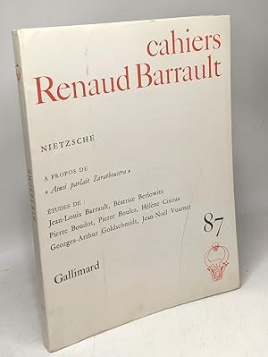 Nietzsche - Cahiers Renaud Barrault - 87