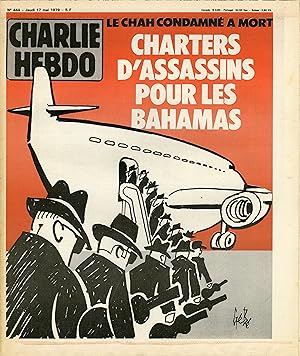 "CHARLIE HEBDO N°444 du 17/5/1979" Gébé : CHARTERS D'ASSASSINS POUR LES BAHAMAS