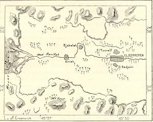 El Derreyeh or Ad Dir'i?yah in Saudi Arabia,1882 Antique Intext Map