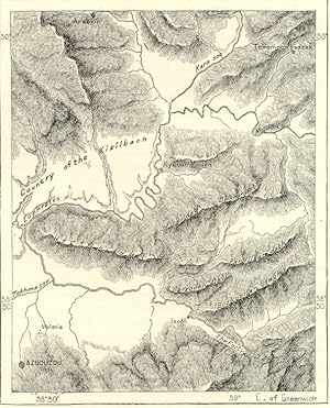 Confluence of the two Euphrates,1882 Antique Intext Map