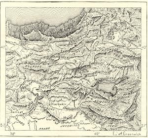 Populations types of Turkish Armenia ,1882 Antique Intext Map