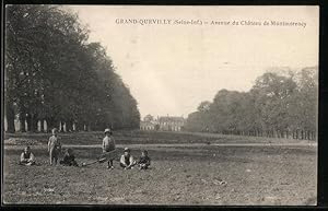 Carte postale Grand-Quevilly, Avenue du Chateau de Montmorency