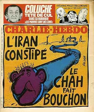 "CHARLIE HEBDO N°471 du 21/11/1979" REISER : L'IRAN CONSTIPÉ, LE CHAH FAIT BOUCHON / Gébé : Mode ...