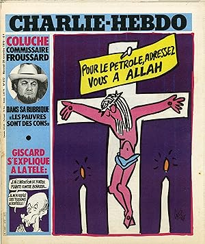 "CHARLIE HEBDO N°472 du 28/11/1979" Gébé : POUR LE PÉTROLE, ADRESSEZ-VOUS A ALLAH / WOLINSKI : EN...