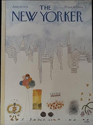 The New Yorker June 28, 1976 Robert Weber COVER ONLY