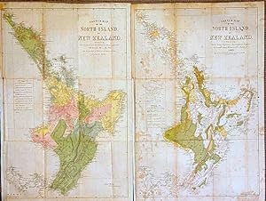 North Island New Zealand maps of 1869, in the aftermath of the NZ wars