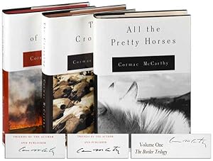 THE BORDER TRILOGY: ALL THE PRETTY HORSES, THE CROSSING, CITIES OF THE PLAIN - SIGNED