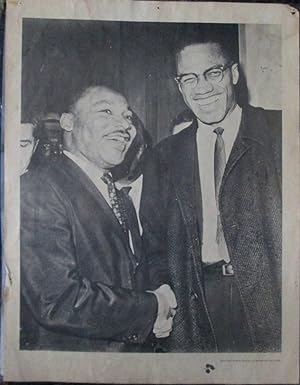 Martin Luther King and Malcolm X Poster