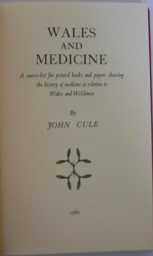 Wales and Medicine