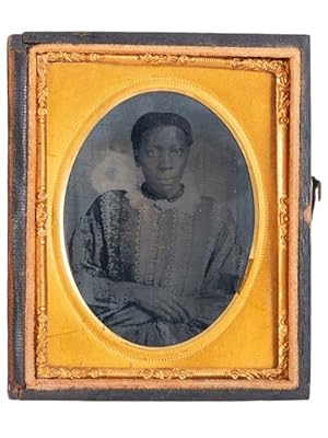 Ninth Plate Tintype of an African American Woman