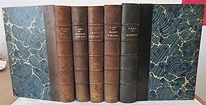 Lot de 5 ouvrages de 1887 à 1893 : Propos d'Exil (1887) - Le Roman d'un Spahi (1888) - Le Roman d...