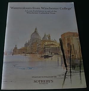 Watercolours from Winchester College. A Loan Exhibition in Aid of the Winchester Cathedral Trust....