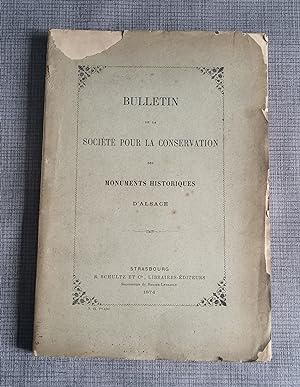 Bulletin de la société pour la conservation des monuments historiques d'Alsace 1874