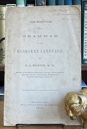 Contributions to a Grammar of the Muskokee Language