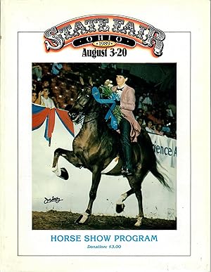 Ohio State Fair Horse Show Program, August 3-20, 1989