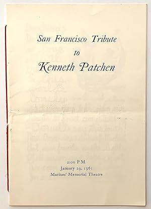 San Francisco Tribute to Kenneth Patchen