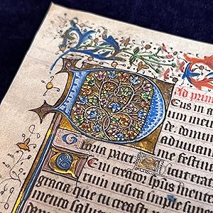 Single Leaf from Flemish Book of Hours