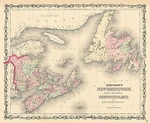 Johnson's New Brunswick, Nova Scotia, Newfoundland. and Prince Edward Id.