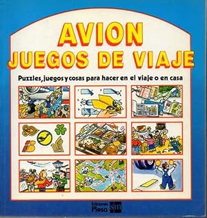 AVION JUEGOS DE VIAJE. PUZZLES, JUEGOS Y COSAS PARA HACER EN EL VIAJE O EN CASA.