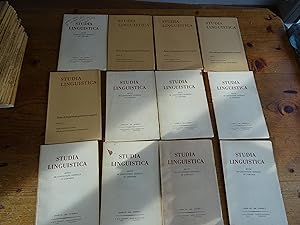 STUDIA LINGUISTICA Revue De Linguistique Générale Et Comparée Lot de 20 Numéros