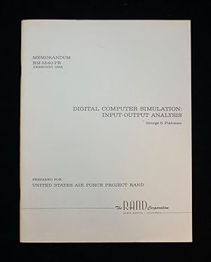 Digital Computer Simulation Input-Output Analysis