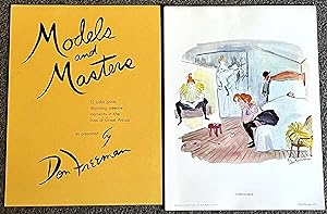 Models and Masters : 12 Color Prints Depicting Creative Moments in the Lives of Great Artists - A...