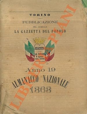 Almanacco Nazionale per il 1868. Pubblicazione della Gazzetta del Popolo. Anno 19.