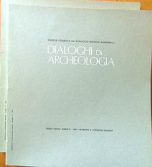 Terza serie, anno 5° (1987), numeri 1 e 2.